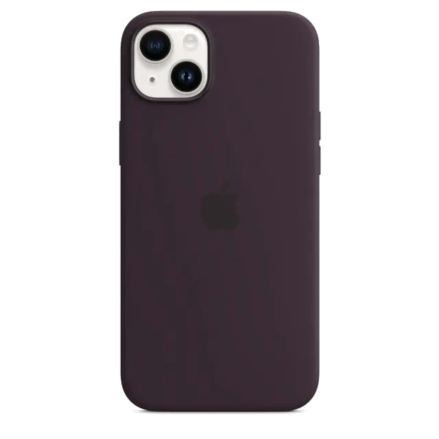 Apple MPT93ZM/A iPhone 14 Plus Silicone Case with MagSafe Elderberry (SEASONAL 2022, 194253416357