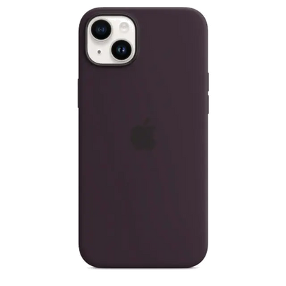 Apple MPT93ZM/A iPhone 14 Plus Silicone Case with MagSafe Elderberry (SEASONAL 2022, 194253416357