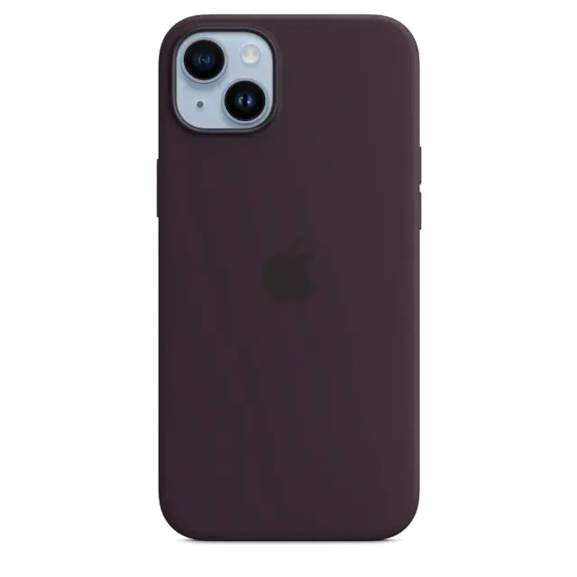 Apple MPT93ZM/A iPhone 14 Plus Silicone Case with MagSafe Elderberry (SEASONAL 2022, 194253416357