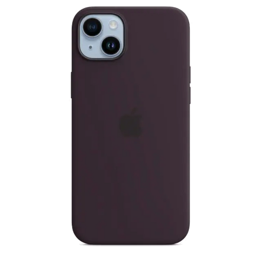 Apple MPT93ZM/A iPhone 14 Plus Silicone Case with MagSafe Elderberry (SEASONAL 2022, 194253416357