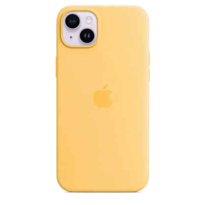 Apple MPTD3ZM/A iPhone 14 Plus Silicone Case with MagSafe Sunglow (SEASONAL 2022 Fall), 194253416418