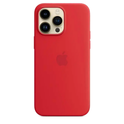 Apple MPTR3ZM/A iPhone 14 Pro Max Silicone Case with MagSafe (PRODUCT)RED, 194253416746