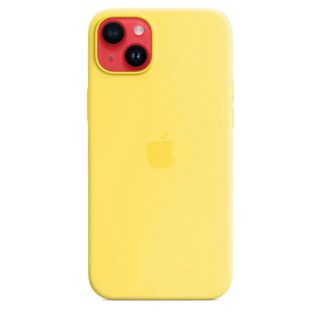 Apple MQUC3ZM/A iPhone 14 Plus Silicone Case with MagSafe Canary Yellow (SEASONAL 2023, 194253727644