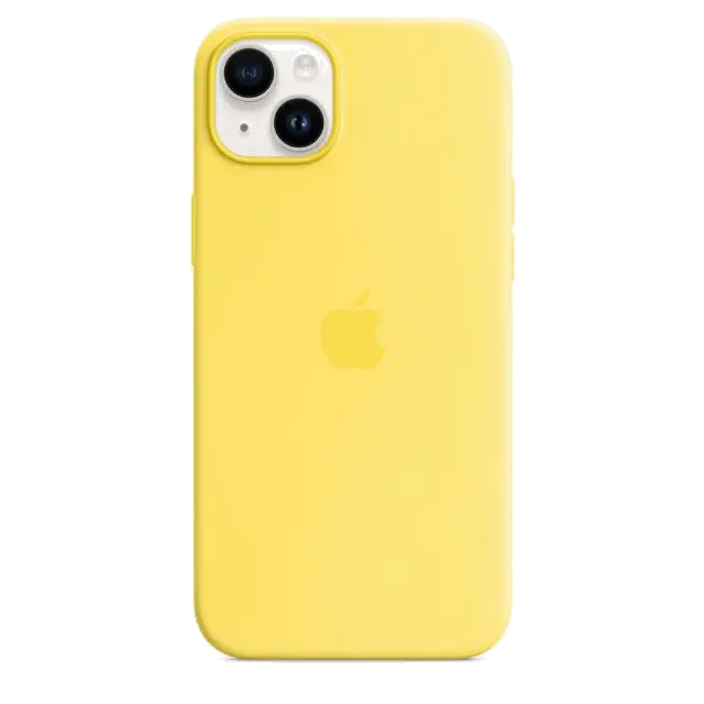 Apple MQUC3ZM/A iPhone 14 Plus Silicone Case with MagSafe Canary Yellow (SEASONAL 2023, 194253727644