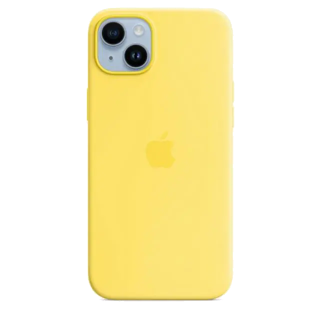 Apple MQUC3ZM/A iPhone 14 Plus Silicone Case with MagSafe Canary Yellow (SEASONAL 2023, 194253727644