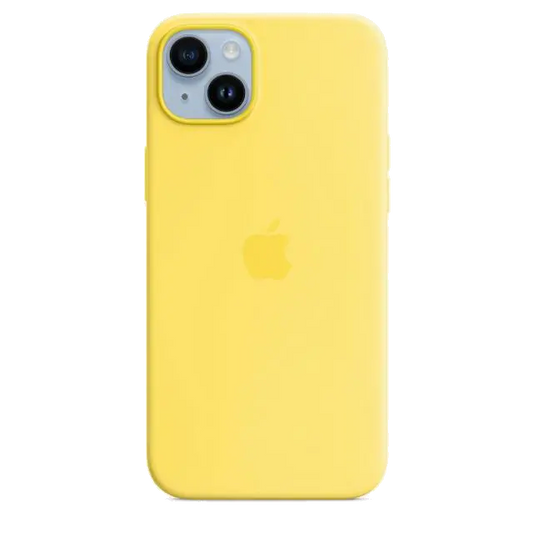 Apple MQUC3ZM/A iPhone 14 Plus Silicone Case with MagSafe Canary Yellow (SEASONAL 2023, 194253727644