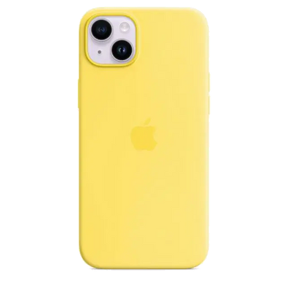 Apple MQUC3ZM/A iPhone 14 Plus Silicone Case with MagSafe Canary Yellow (SEASONAL 2023, 194253727644