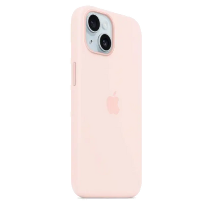 Apple MT0U3ZM/A iPhone 15 Silicone Case w MagSafe Light Pink, 194253939399