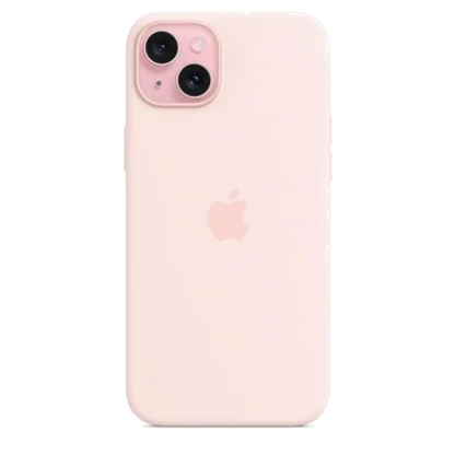 Apple MT143ZM/A iPhone 15 Plus Silicone Case w MagSafe Light Pink, 194253939634