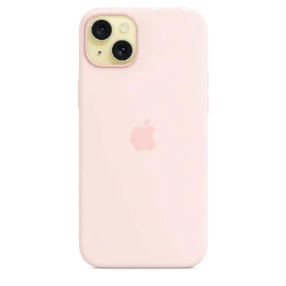 Apple MT143ZM/A iPhone 15 Plus Silicone Case w MagSafe Light Pink, 194253939634