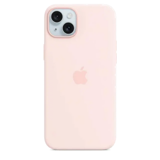 Apple MT143ZM/A iPhone 15 Plus Silicone Case w MagSafe Light Pink, 194253939634