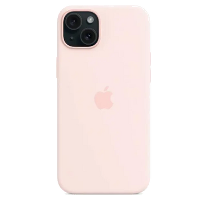 Apple MT143ZM/A iPhone 15 Plus Silicone Case w MagSafe Light Pink, 194253939634