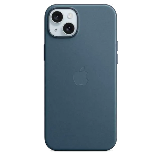 Apple MT4D3ZM/A iPhone 15 Plus FineWoven Case w MagSafe Pacific Blue, 194253945635