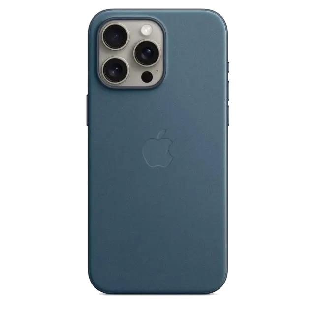 Apple MT4Y3ZM/A iPhone 15 Pro Max FineWoven Case w MagSafe Pacific Blue, 194253945932