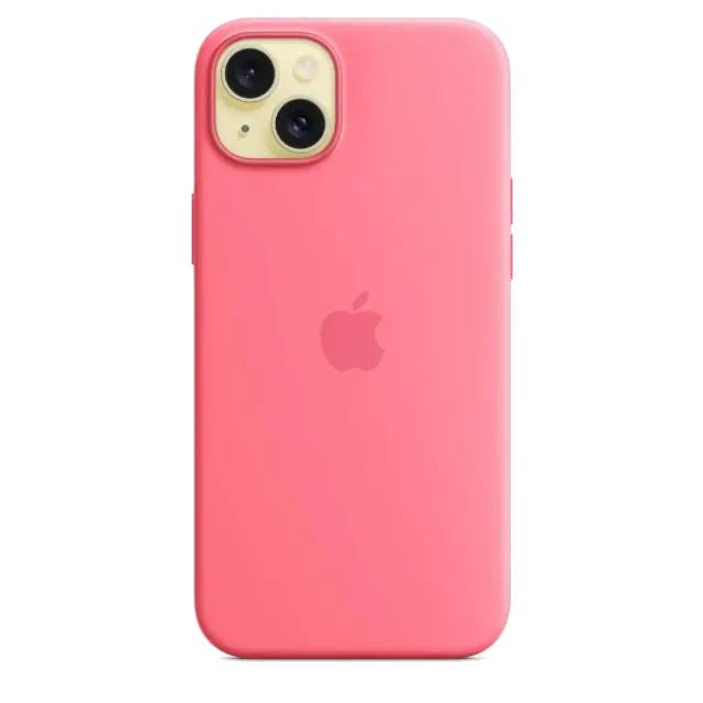 Apple MWN93ZM/A iPhone 15 Silicone Case with MagSafe Pink, 195949505508