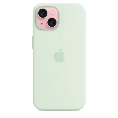 Apple MWNC3ZM/A iPhone 15 Silicone Case with MagSafe Soft Mint, 195949505546