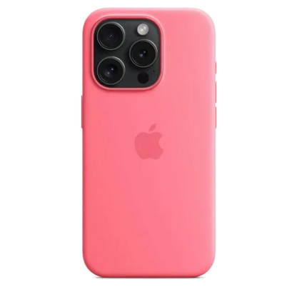 Apple MWNJ3ZM/A iPhone 15 Pro Silicone Case with MagSafe Pink, 195949505669