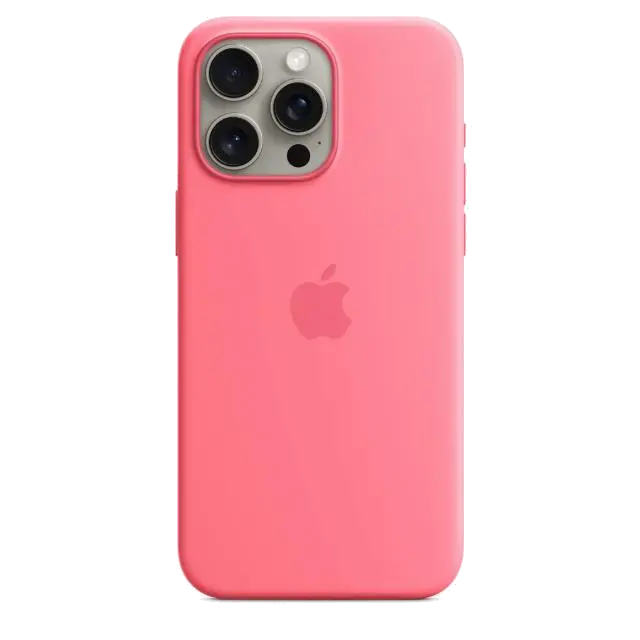 Apple MWNN3ZM/A iPhone 15 Pro Max Silicone Case with MagSafe Pink, 195949505744