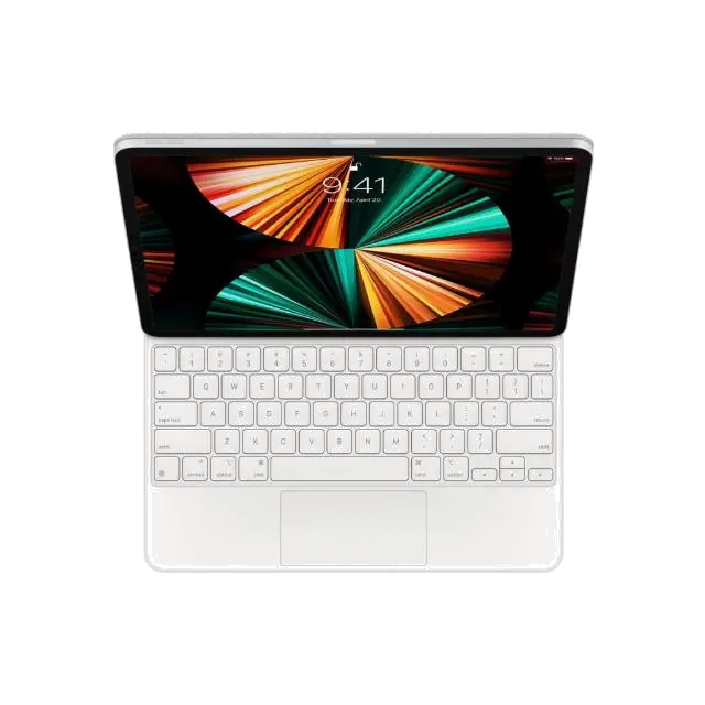 Apple MJQL3LB/A Magic Keyboard for iPad Pro 12.9 (5/6th gen) US English White, 194252433515