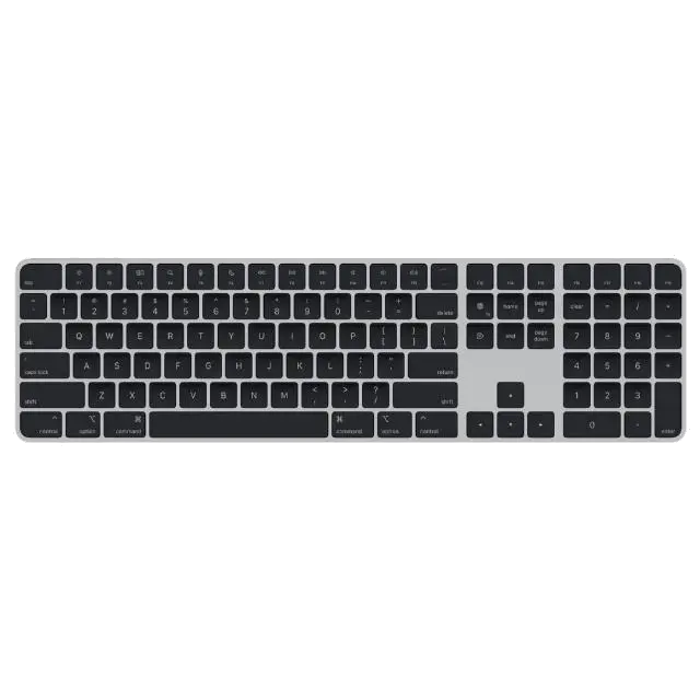 Apple MMMR3LB/A Magic Keyboard (2022) w Touch ID and Numeric Keypad Black Keys US, 194252987216