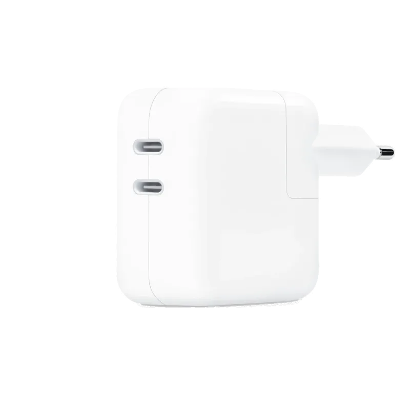 Apple MW2K3ZM/A Dual USB-C Power Adapter 35W, 195949376733