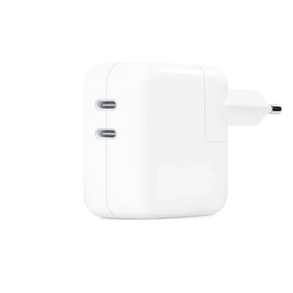 Apple MW2K3ZM/A Dual USB-C Power Adapter 35W, 195949376733