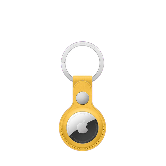 Apple AirTag Leather Key Ring - Meyer Lemon (Seasonal Summer2021) [ID 34878]