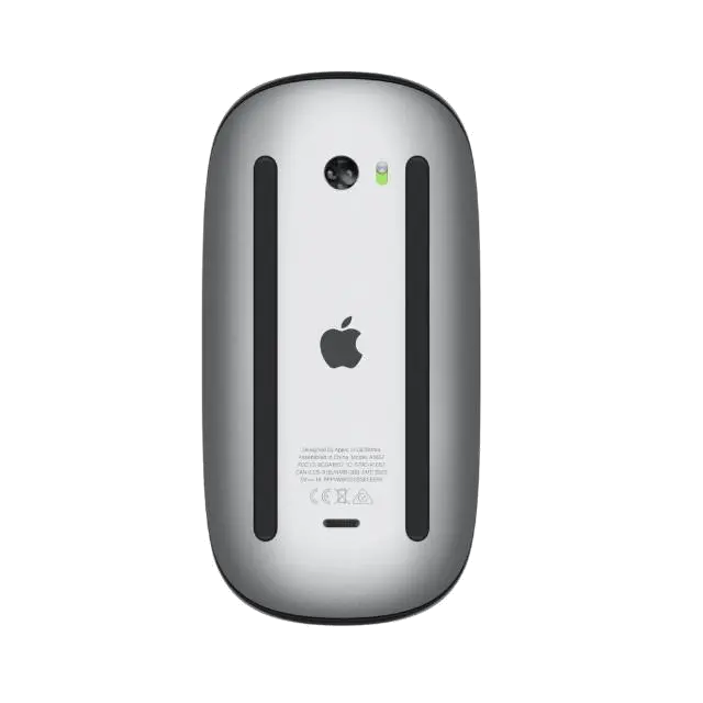 Apple MMMQ3ZM/A Magic Mouse (2022)- Black Multi-Touch Surface, 194252917930