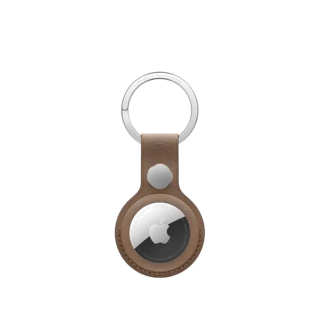 Apple MT2L3ZM/A AirTag FineWoven Key Ring Taupe, 194253946083