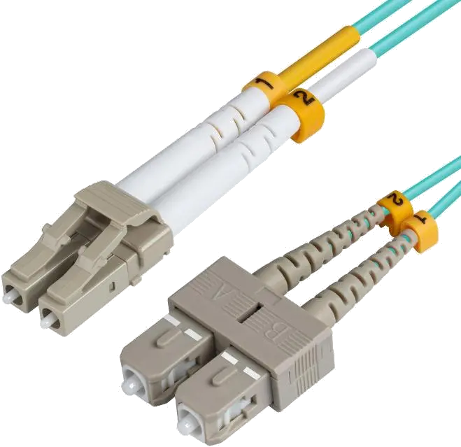 MicroConnect FIB422010 Patch cord fibra optica 10m LC/UPC-SC/UPC OM3 MM Duplex LSZH OD: 2mm, 5705965890158