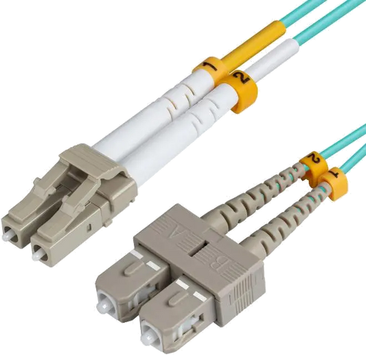 MicroConnect FIB422003 Patch cord fibra optica 3m LC/UPC-SC/UPC OM3 MM Duplex LSZH OD: 2mm, 5705965890141