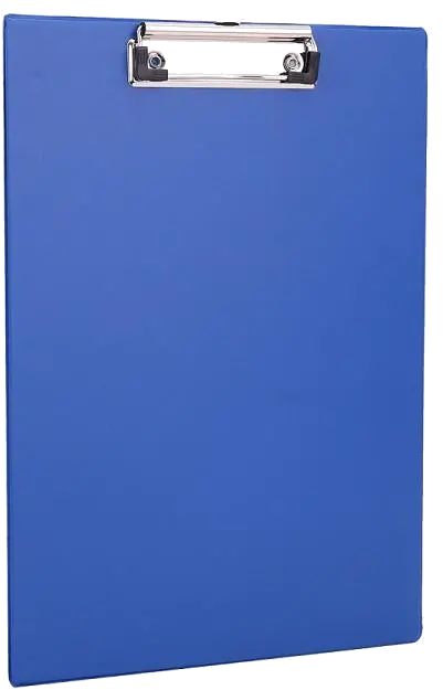 Office DLE38153A Clipboard simplu plastifiat, format A4 Albastru