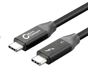MicroConnect TB3010 Cablu Thunderbolt 3, USB-C Tata/Tata, 20Gbps Data, dual 4K 60Hz Video, 1m