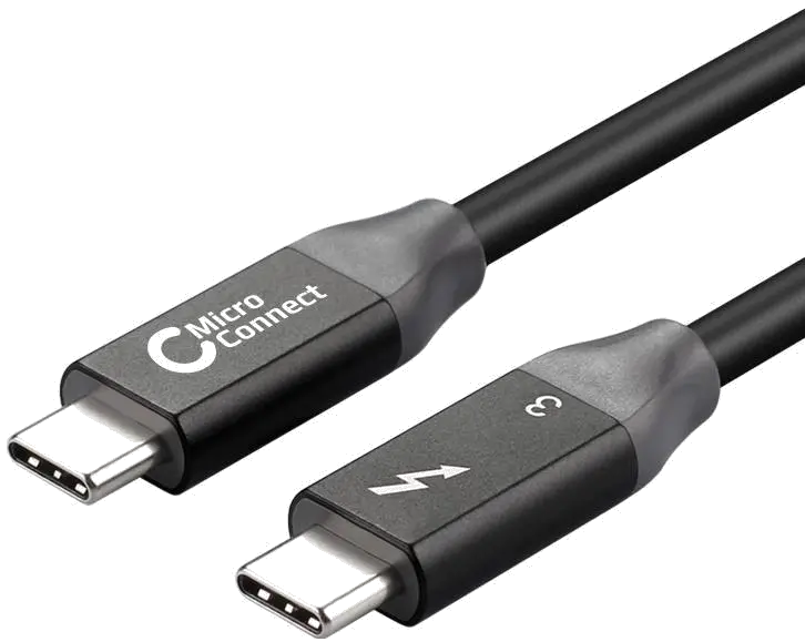 MicroConnect TB3020 Cablu Thunderbolt 3, USB-C Tata/Tata, 20Gbps Data, dual 4K 60Hz Video, 2m, 4002888415576