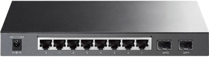 TP-Link TL-SG2210P TL-SG2210P smart switch 8 porturi Gigabit PoE 61W IEEE 802.3af metal, 6935364022013