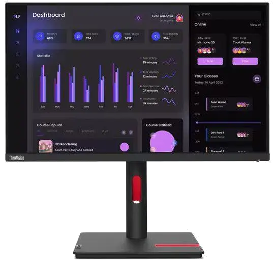 Lenovo 63CFMATXEU ThinkVision T24i-30 monitor 23.8inch FHD 1920x1080px IPS, 196801904989