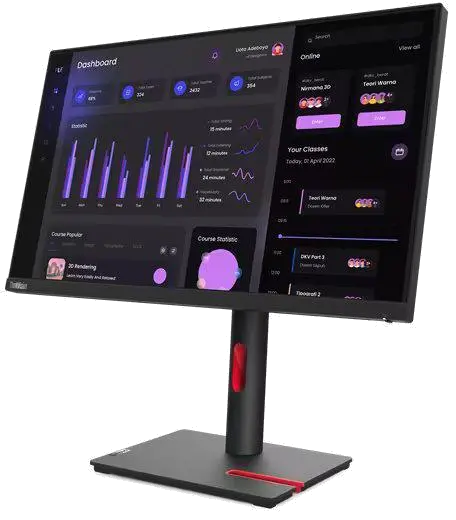 Lenovo 63CFMATXEU ThinkVision T24i-30 monitor 23.8inch FHD 1920x1080px IPS, 196801904989