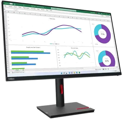 Lenovo 63D3GAT1EU ThinkVision T32h-30 monitor 31.5inch IPS QHD 2560x1440px 16:9, 196801200739