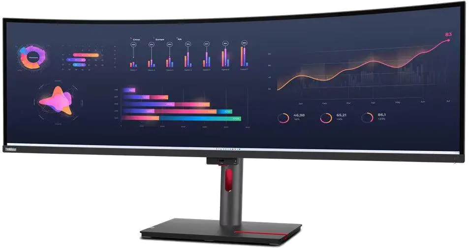 Lenovo 63DBRAT1EU ThinkVision P49w-30 monitor 49inch IPS DQHD 5120x1440px, 196802362085