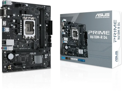 Asus PRIME H610M-R D4SI PRIME H610M-R D4 Placa de baza LGA 1700 Intel® H610 (LGA 1700), 4711081758372