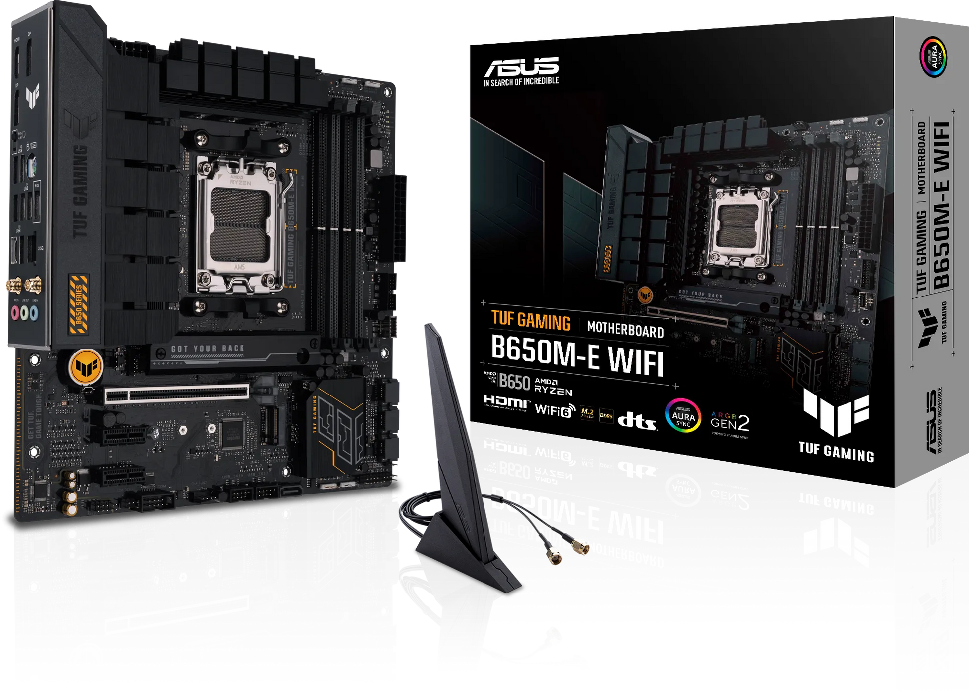 Asus TUF GAMING B650M-E WIFI TUF GAMING B650M-E WIFI Placa de baza AM5 mATX, 4711387222041