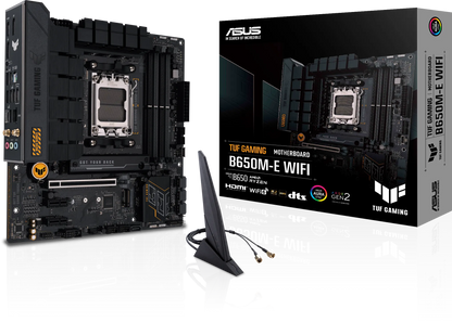 Asus TUF GAMING B650M-E WIFI TUF GAMING B650M-E WIFI Placa de baza AM5 mATX, 4711387222041