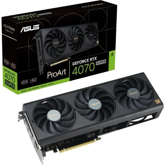 Asus PROART-RTX4070S-12G VGA Asus PROART RTX 4070 SUPER 12GB, 4711387513194