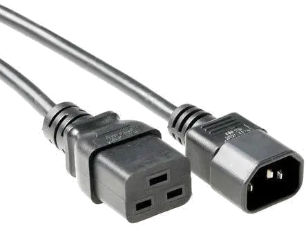 MicroConnect PE0191450 Cablu de alimentare / prelungitor C19 C14, 10A/250V, 5m, negru, 5706998906939