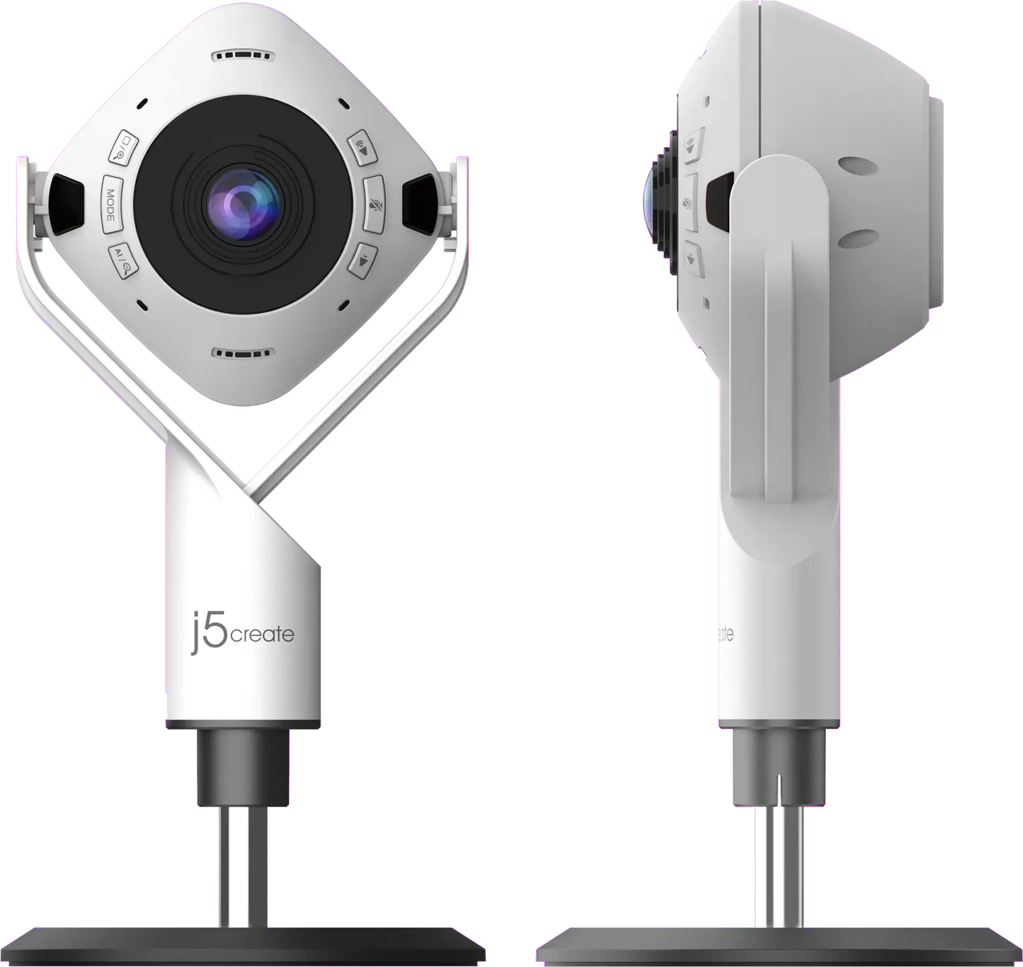 j5create JVU368-N 360 AI-Powered All Around Webcam with Speakerphone, 4712795086720