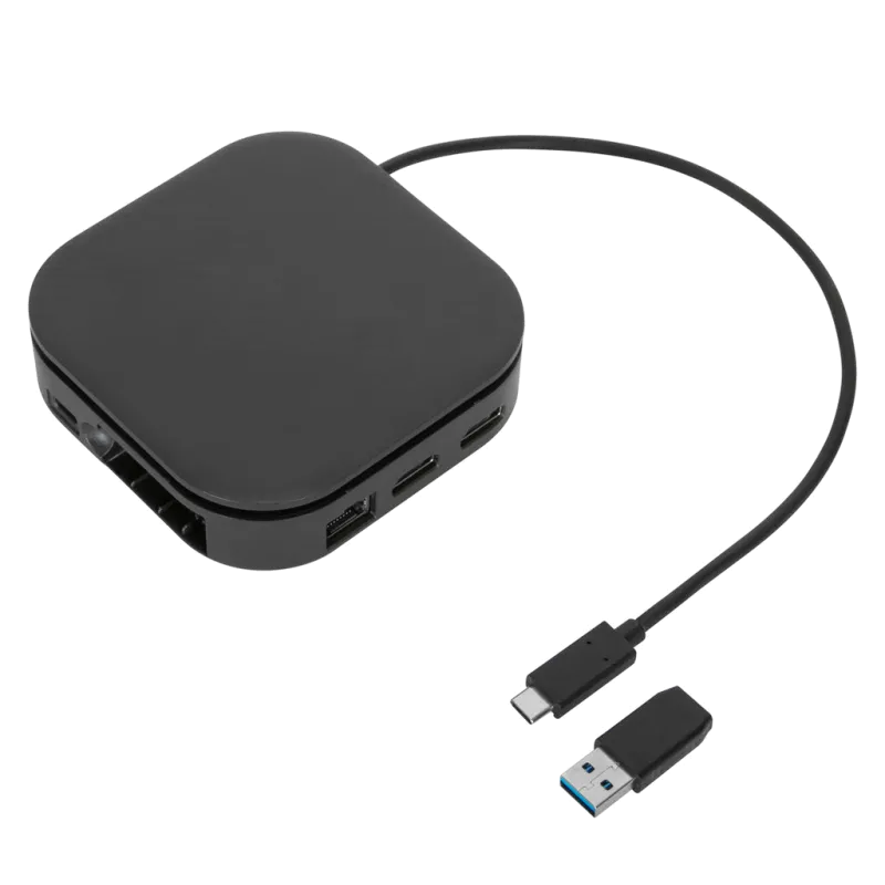 Targus DOCK116GLZ USB-C Universal Dual HD Docking Station with 80W PD Pass-Thru, 5051794037098 5051794040326