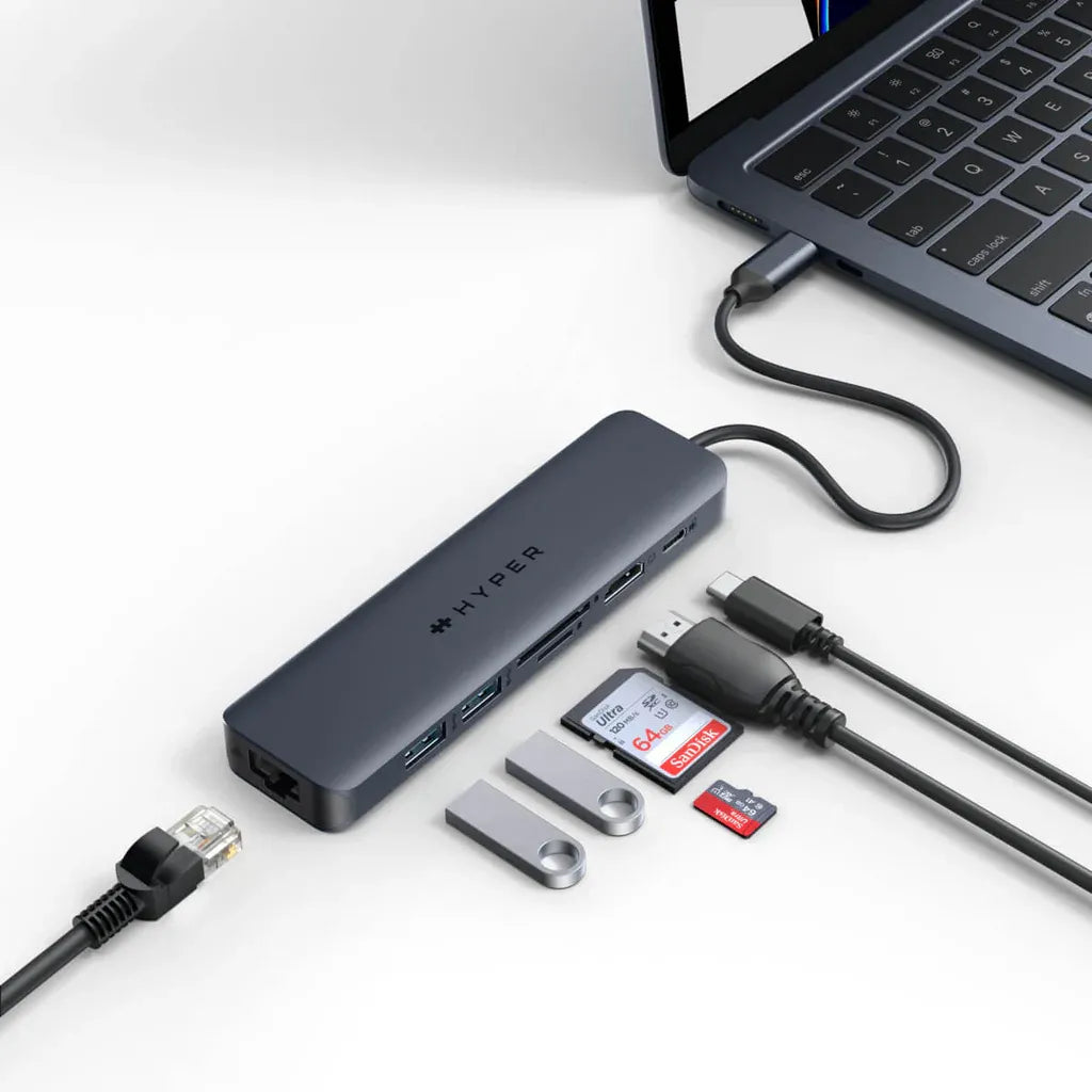 Targus HD4003GL HyperDriveEcoSmart Gen.2 Univ USB-C 7in1, USB-C 100W with PD 3.0