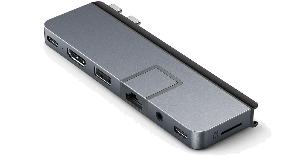 Targus HD575-GRY-GL HyperDrive DUO PRO 7-in-2 USB-C Hub Grey, 6941921148300