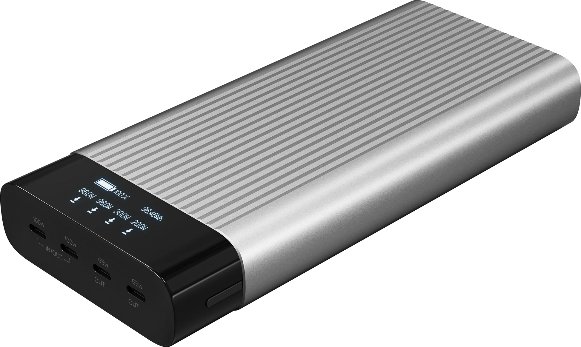 Targus HJ245B HyperJuice 245W USB-C Battery Pack with OLED display, 27000 mAh, 6941921147181