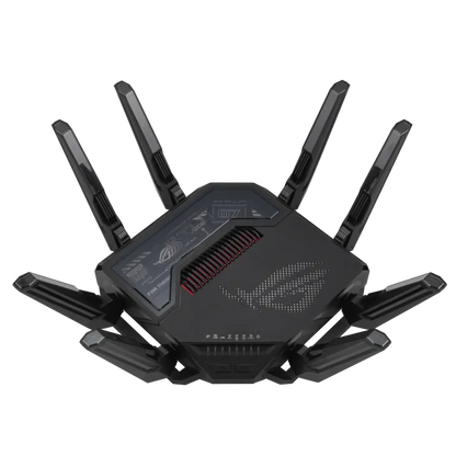 Asus 90IG08F0-MO9A0V ROG Rapture GT-BE98 Quad-band WiFi 7 802.11be Gaming Router support new 320MHz, 4711387079461